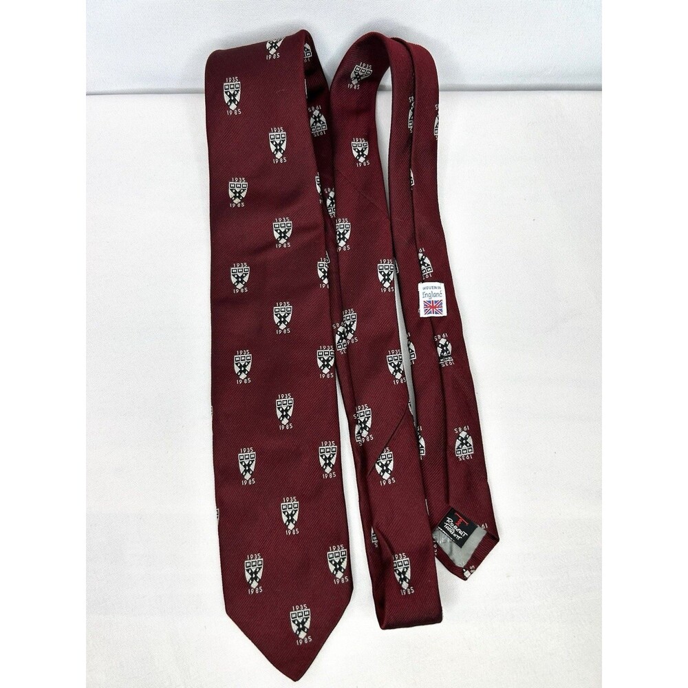 Harvard Business School 50th Reunion Red Robert Talbott Tie
